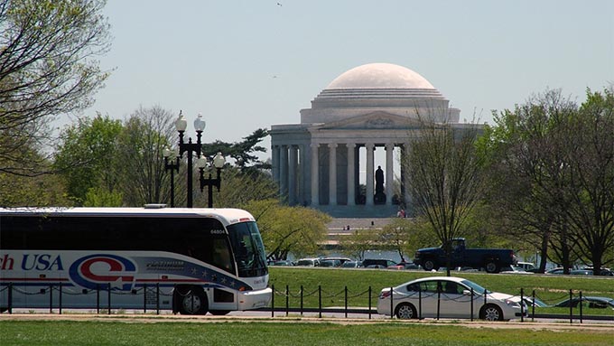 Reisebus in Washington